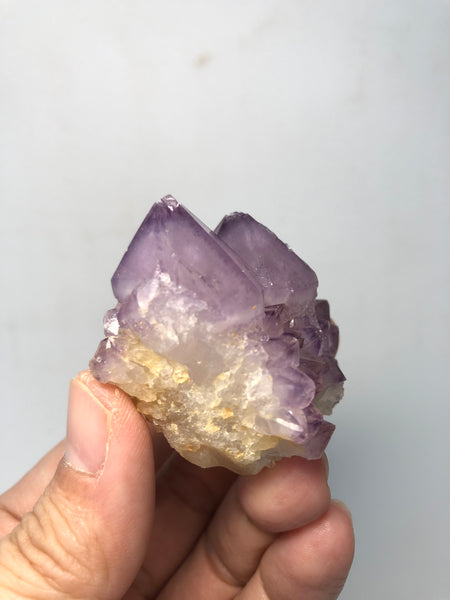 Amethyst Spirit Cactus Quartz Raw Crystals 65g