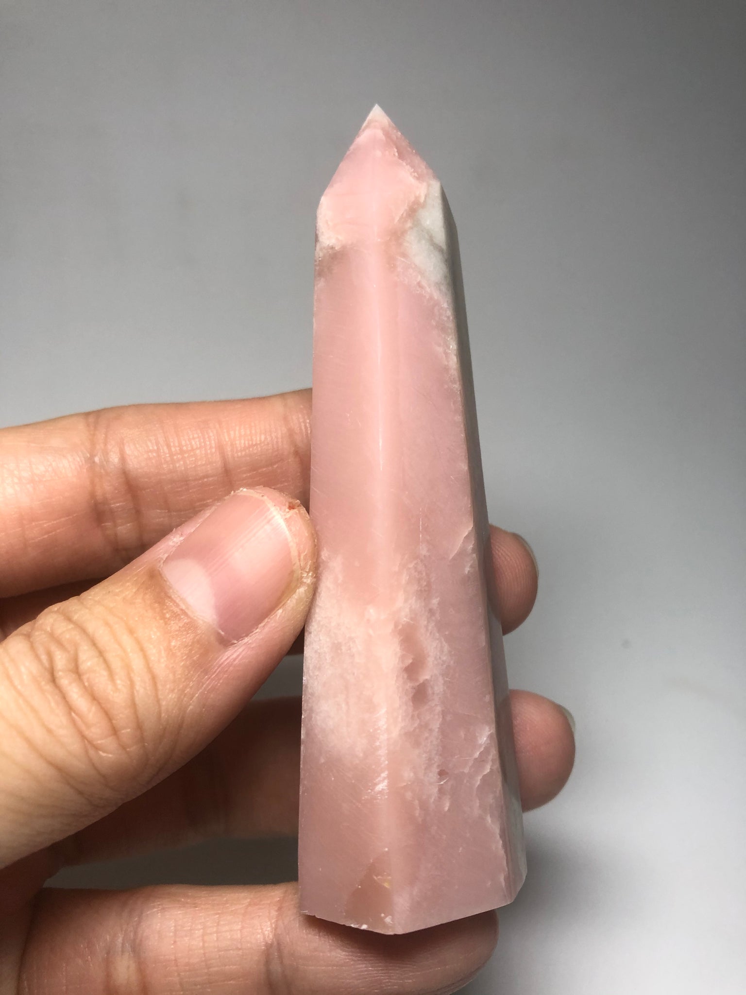 Pink Opal Crystals Point 67g