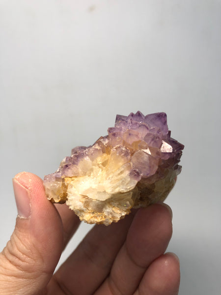Amethyst Spirit Cactus Quartz Raw Crystals 68g