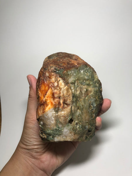 Moss in Agate Raw Crystals 979g
