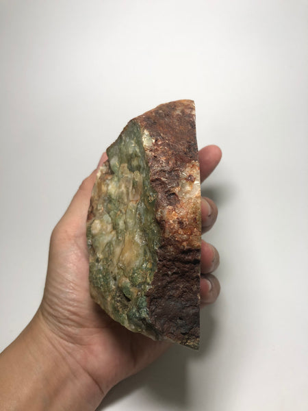 Moss in Agate Raw Crystals 979g