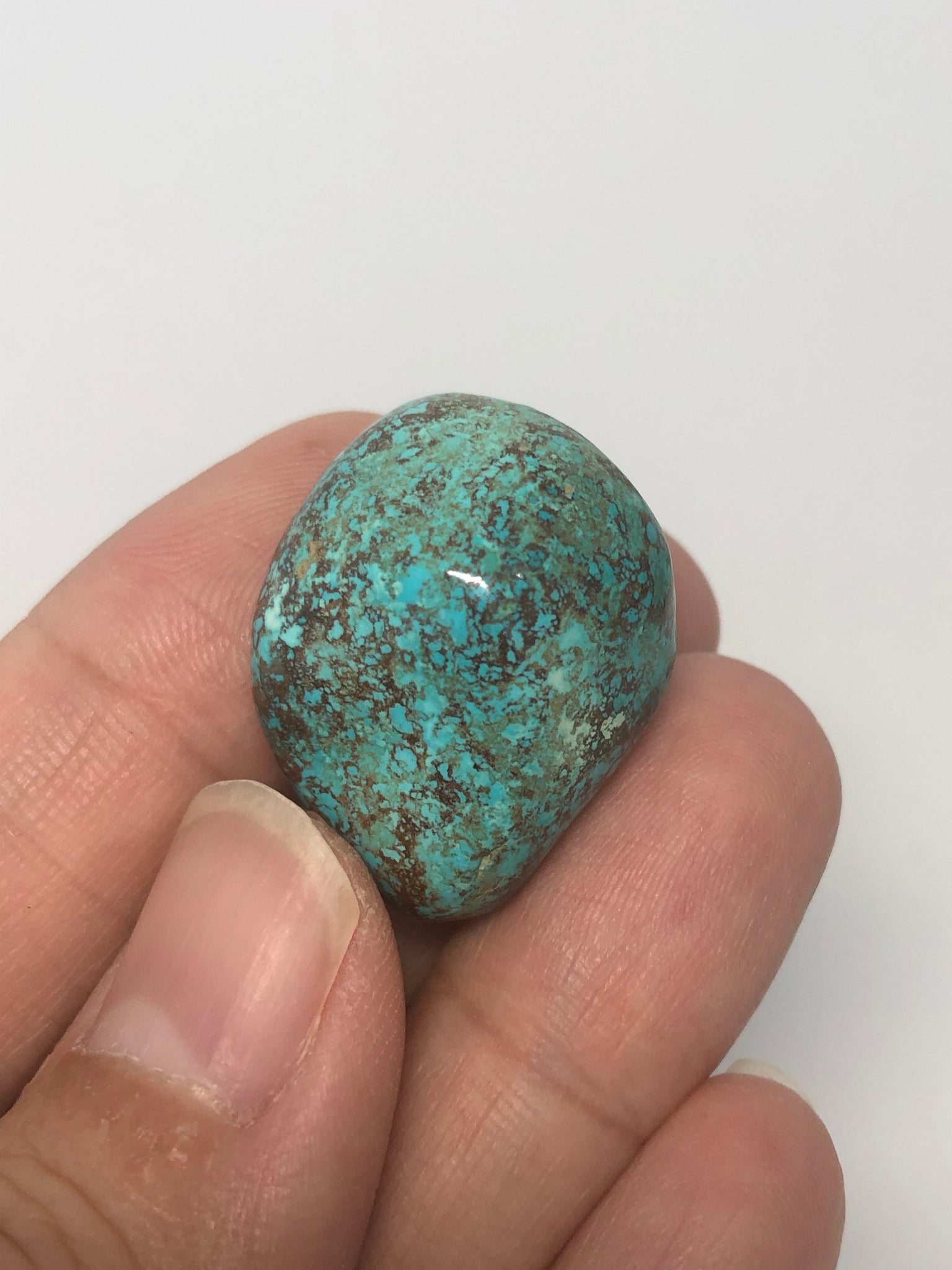 Chrysocolla with Cuprite Tumbled Stones 9g