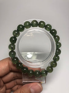 Green Apatite Crystal Bracelets 9mm