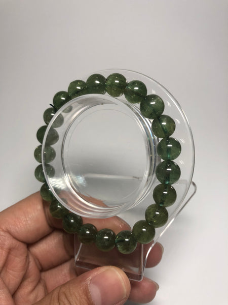 Green Apatite Crystal Bracelets 9mm